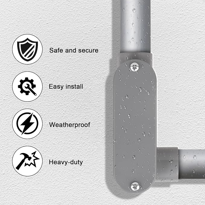 4Pack 1 Inch Rigid PVC Conduit Body Type LR, Slip x Slip PVC Conduit Bodies LR - Image 6
