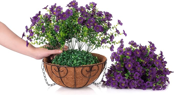 Artificial Fake Hanging Plants Flowers - Image 6