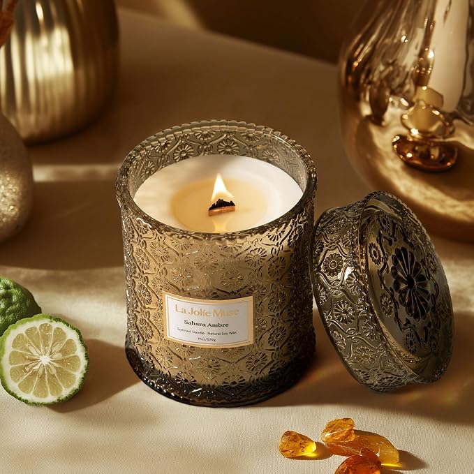 LA JOLIE MUSE Sahara Amber Scented Candles - Image 3
