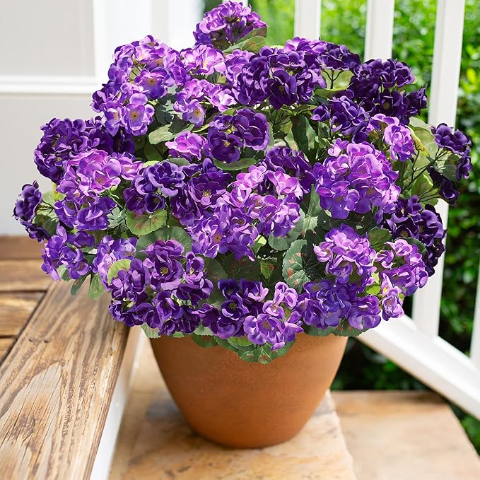Artificial Geranium Fake Flowers by HyeFloraartificialflowers