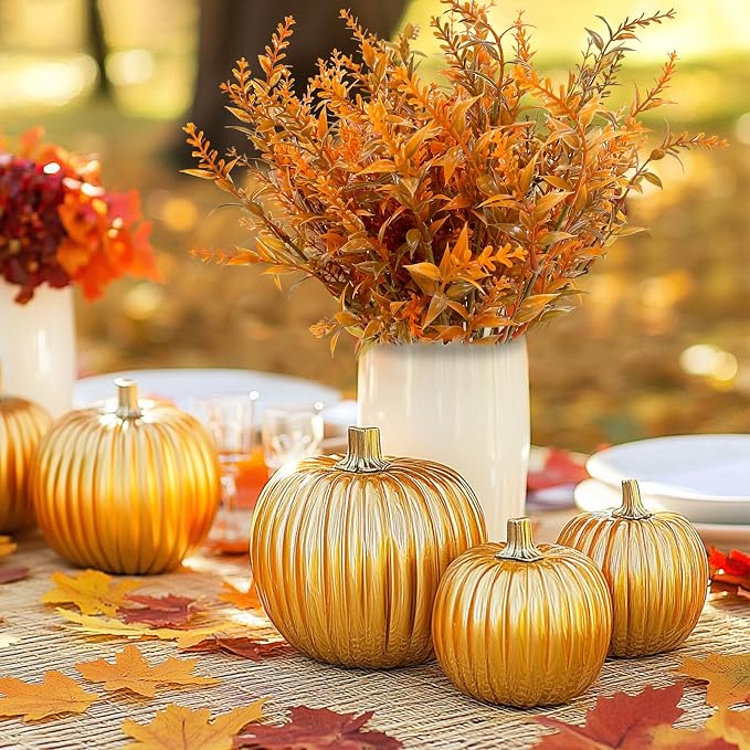 TURNMEON 20 Bundles Artificial Fall Flowers - Image 9