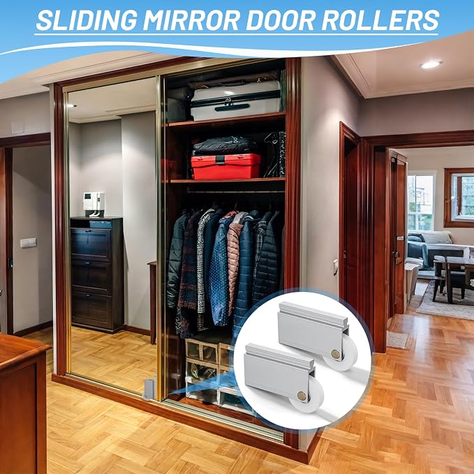Therwen 2 Pack 1.5 Inch Sliding Door Roller Assemblies - Image 6