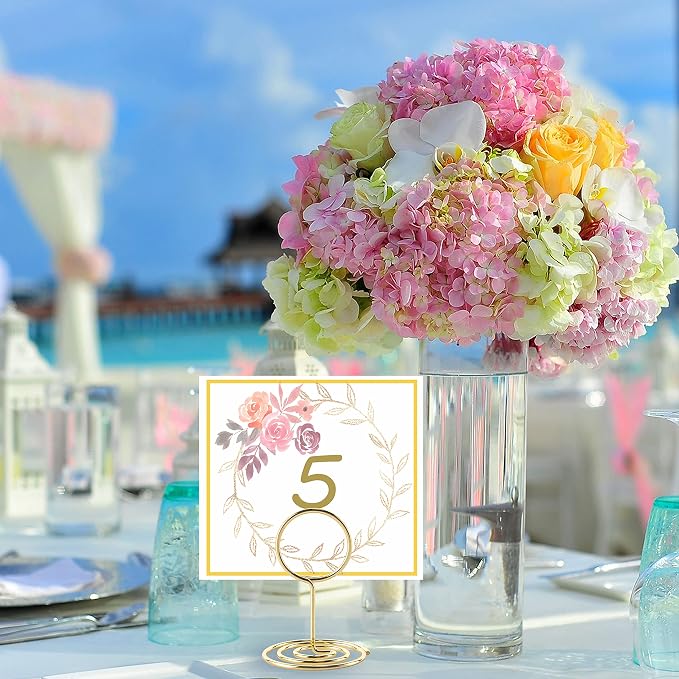 Table Number Holders, Photo Holder | Picture Holder, Cards Stand Name Menu Clips - Image 5