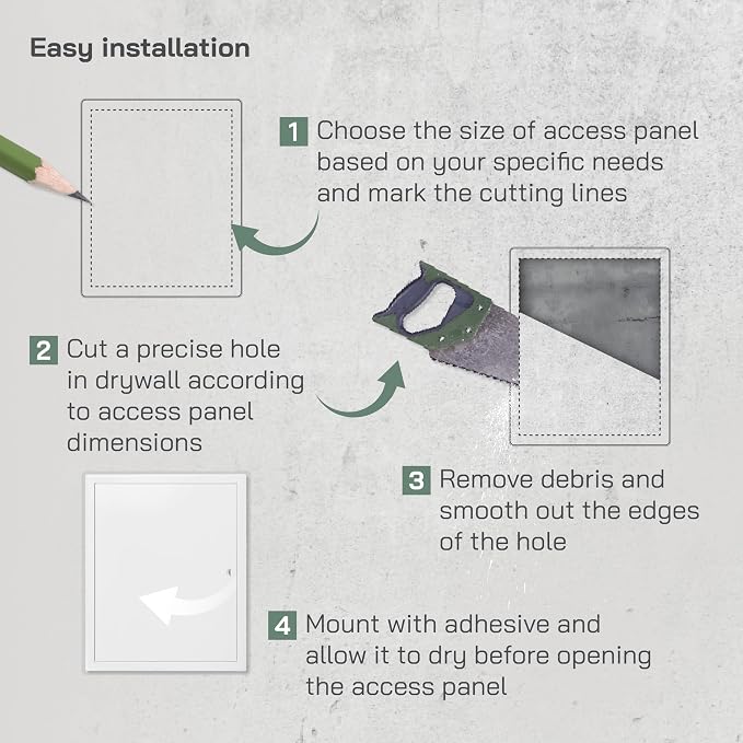 Vent Systems Access Panel for Drywall 16 x 20 Inch - Image 4