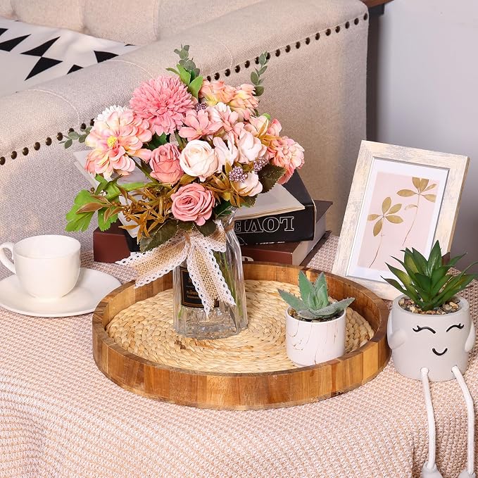 CEWOR Fake Flowers in Vase, Artificial Flowers - Image 6