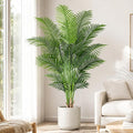 Artificial Palm Tree 6ft Tall Fake Palm Tree Indoor Decor by Keeplush