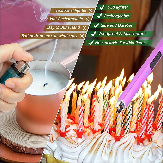 Electric Candle Lighter, Christmas Stocking Stuffers Gifts - Image 4