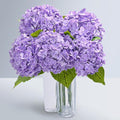 5 Pcs Purple Hydrangea Artificial Flowers, Latex Real Touch Faux Hydrangeas | by Waipfaru