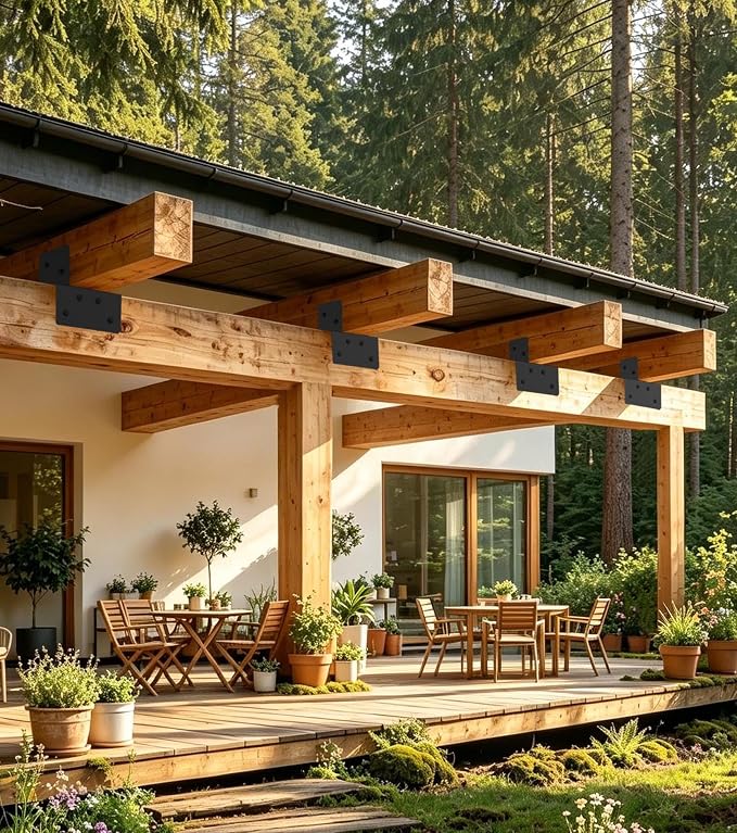 4 Pack 4x4/4x6 Heavy-Duty Post Bracket - Image 6