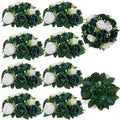 BLOSMON Green Flowers Artificial by Blosmon