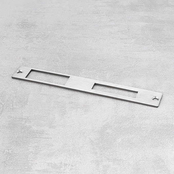 1Pc Door Flat Strike Plate Stainless Steel Plate 172mm x 23.7mm - Image 6