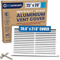 25x20 Aluminum Wall Ceiling Air Return Vent Cover HVAC Rustproof Grille by ACLAMINAIRE