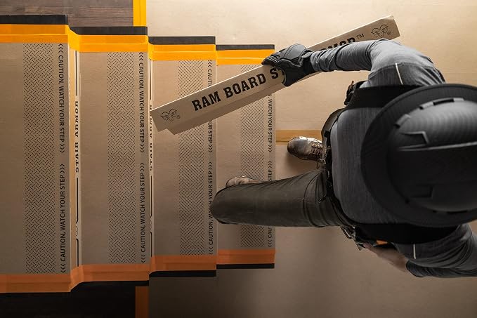 Ram Board Stair Armor for Temporary Stair Protection, 1.58 feet x 2.83 feet - Image 7