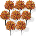 Alupssuc 8Pcs 20" Artificial Topiary Ball Flowers by Alupssuc