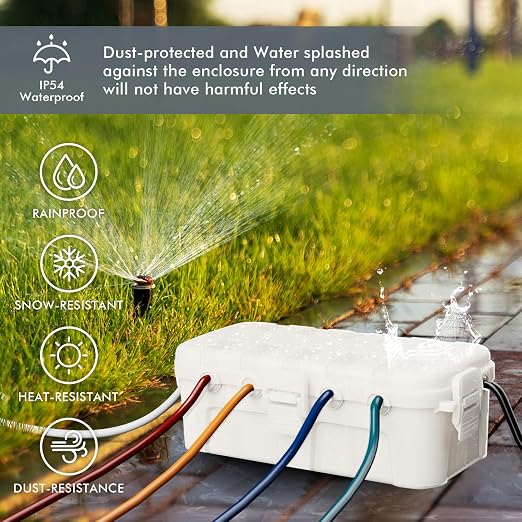 RESTMO Outdoor Electrical Box Waterproof, Extension Cord Cover | IP54 - Image 6