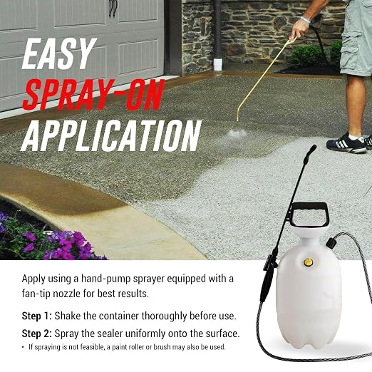 DryWay Silane Siloxane Penetrating Concrete Driveway Sealer, Natural Finish | - Image 6