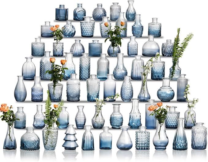 Glass Bud Vase Set of 60 by Ulodimi