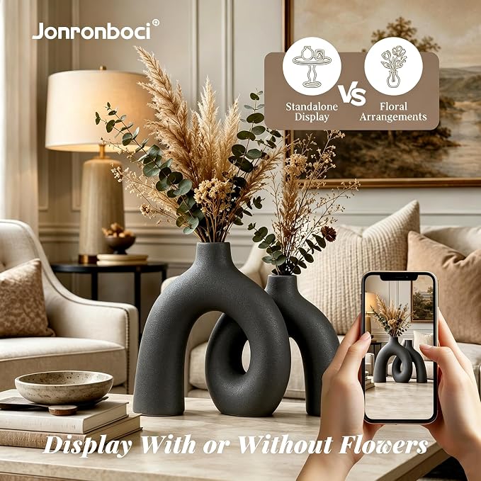 Hug Donut Decorative Vase Set - Image 5