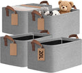 CHICVITA 4 Pack Fabric Storage Bins by CHICVITA