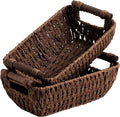 StorageWorks Small Baskets for Organizing, Woven Basket for Shelves | Wicker by StorageWorks