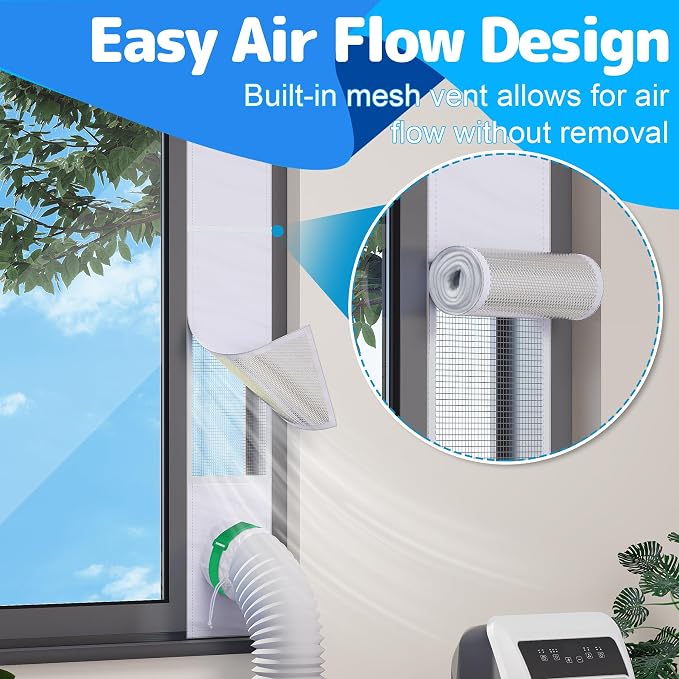 Air Jade Portable Air Conditioner Window Kit, Insulated Window Seal Kit - Image 3