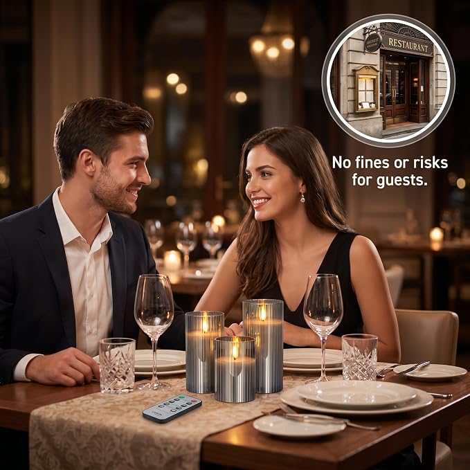 VENTA Flickering Flameless Candles - Image 8