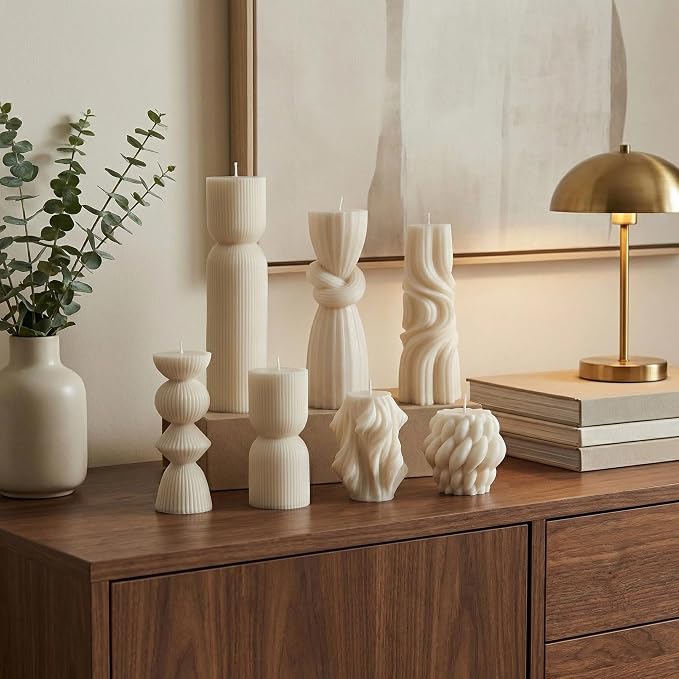 7-Pack Pillar Candles - Image 7