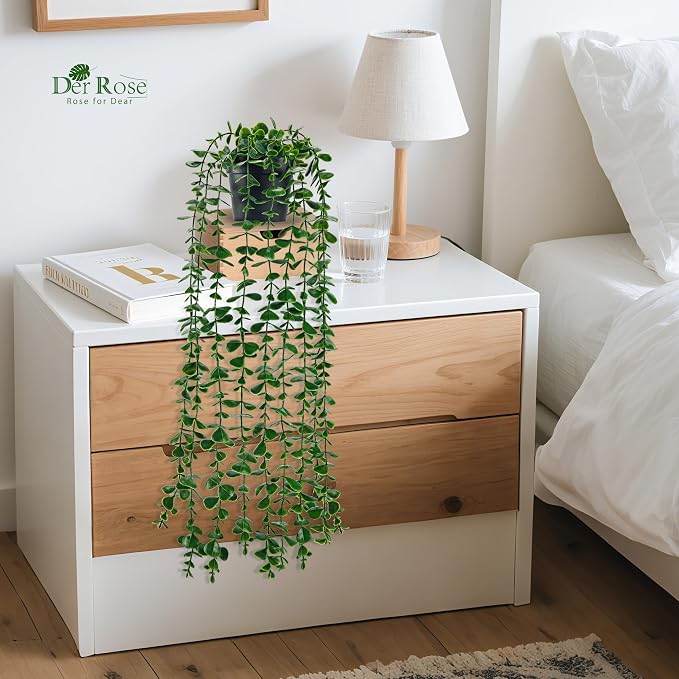 Der Rose 24.8" Fake Eucalyptus Hanging Plant - Image 7