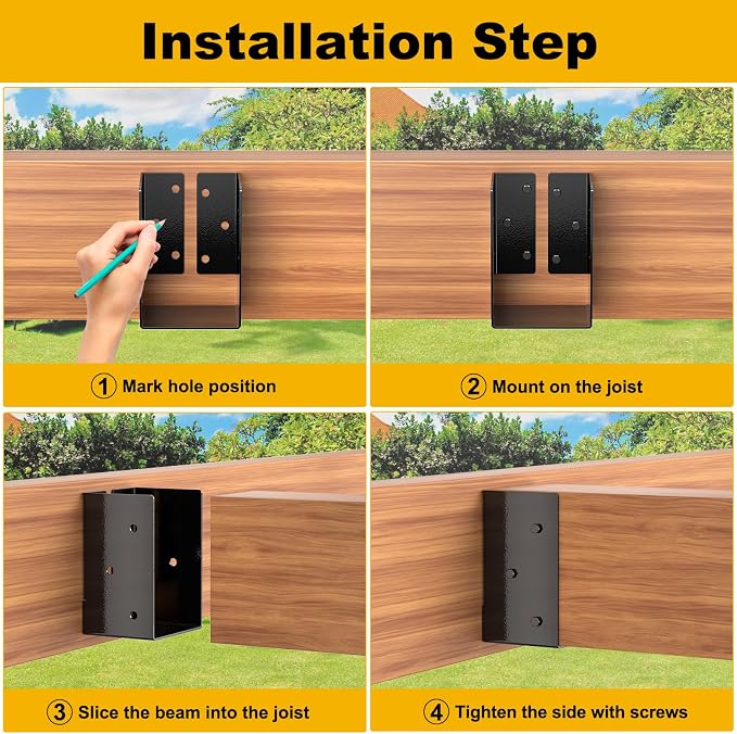 Concealed Joist Hanger 4 Pack - Image 4