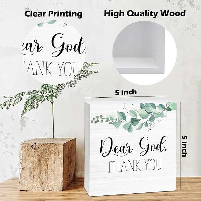 Farmhouse Decor, Christian God Home Decorations, Aesthetic Entry Way Table - Image 2