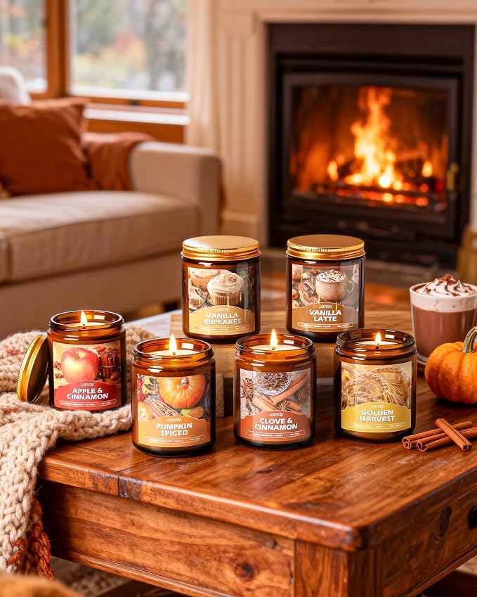 AOOVOO Fall Candles Set - Image 2