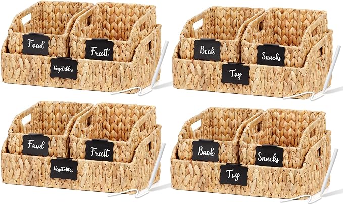 Wicker Baskets for Organizing, Pantry Baskets by Unknown