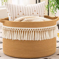 KAKAMAY Large Blanket Basket by KAKAMAY