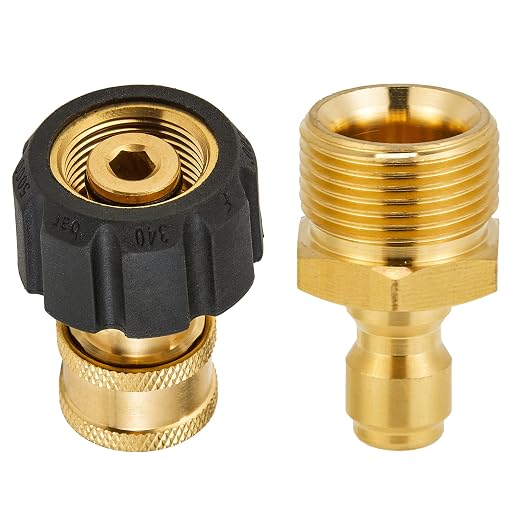 Pressure Washer Adapter Set, M22 to 1/4" Quick Connect | Gun to Wand, 5000 PSI - Image 7