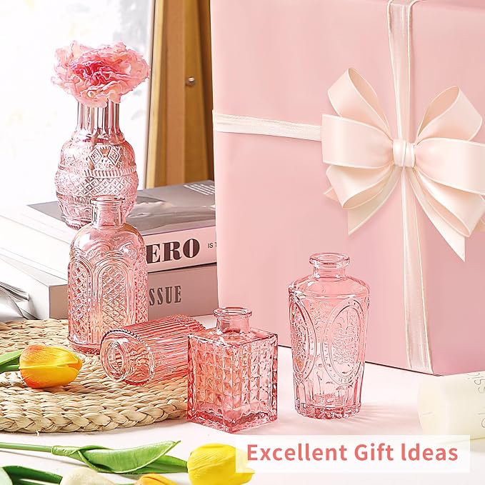 Glass Bud Vases in Bulk Set of 30 Pcs, Small Glass Vases - Image 2