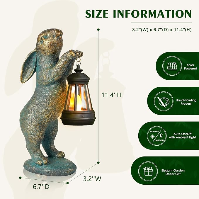 MININOVA Garden Statues Rabbit - Image 4
