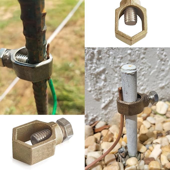 Copper Ground Rod Clamp - Image 5