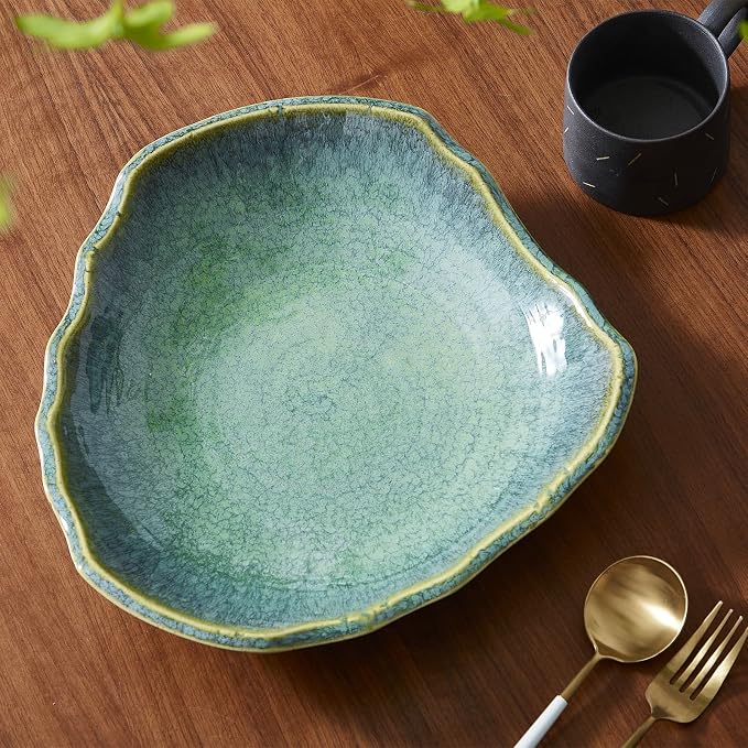 Large Ceramic Decorative Bowl, Modern Coffee Table Decor, Entryway Catchall Key - Image 2