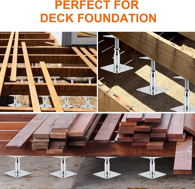 2 Pack Adjustable Support Jack for The Floor, Deck Foundation, Post Floor Joist - Image 5