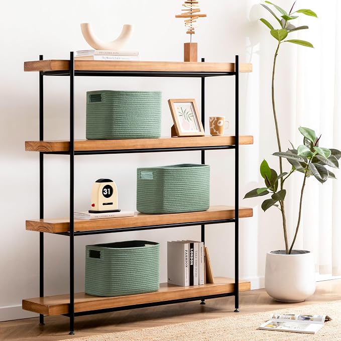 4 Pack Storage Baskets for Organizing, Shelf Baskets - Image 5