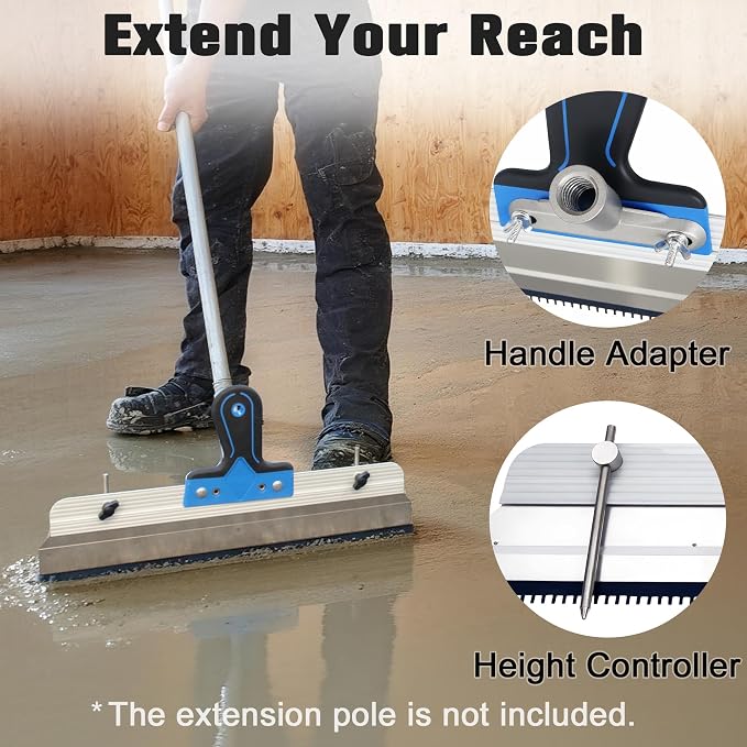 Self Leveling Cement Epoxy Floor Tool Kit, 9” Spike Roller, Spiked Shoes - Image 4