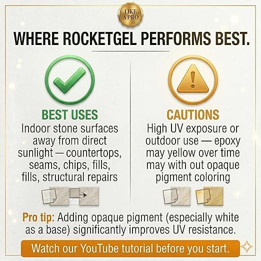 RocketGel 25 Minute Professional Epoxy Countertop Kit - Image 4