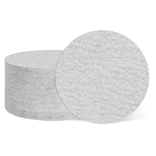 HARFINGTON 100 Pcs 2 Inch Sanding Disc 80 Grit White Aluminum Oxide | Hook and by HARFINGTON