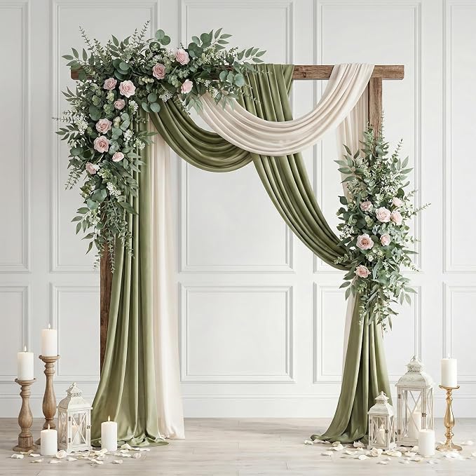 lovemoon 260 Pcs Artificial Mixed Eucalyptus Stems Bulk, 5 Kinds of Faux - Image 6