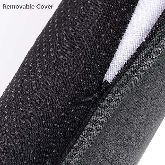 Sunolga Door Draft Stopper, Removable Washable Cover, Dark Gray | Weighted Gap - Image 3