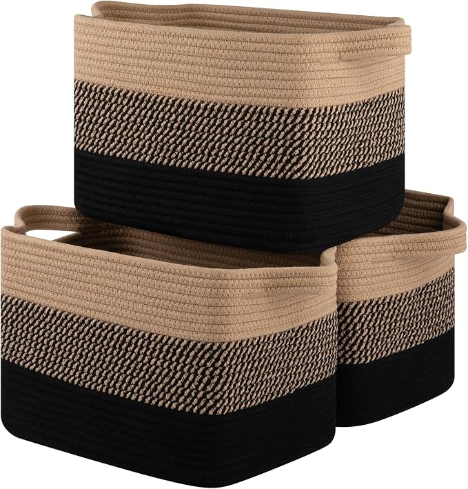 OIASKET Storage Basket for Organizing, Woven Baskets for Storage, Rectangle by OIASKET