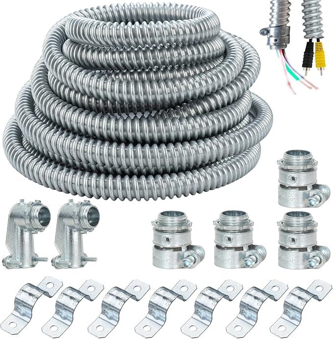 Yariwiz Flexible Steel Electrical Conduit Kit by Yariwiz