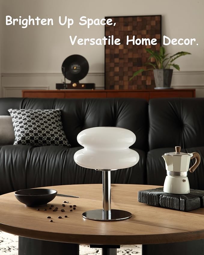 Glivpny Mushroom Table Lamp, Mid Century Modern Decor Lamp | Cool Desk Lamps - Image 5