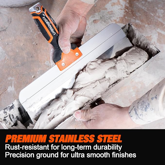 Vanquish 10 Inch Stainless Steel Drywall Taping Knife Scraper - Image 3