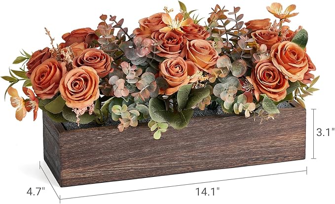 Dahey Artificial Flowers Farmhouse Centerpieces - Image 6